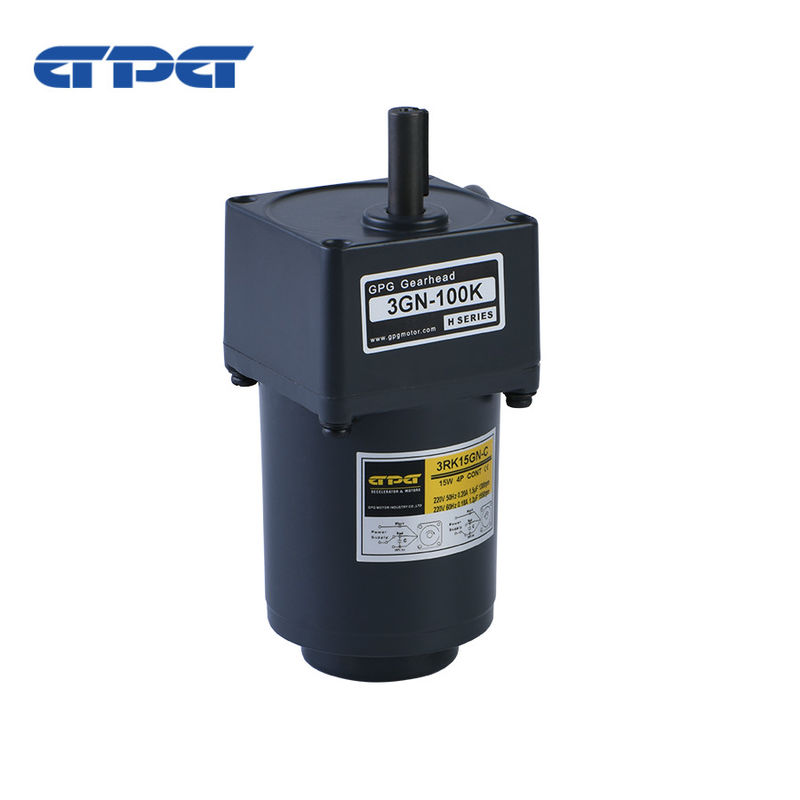 IP44 تصنيف محرك التروس التيار المتردد مع 1400-1700rpm سرعة الدخول ومقاومة العزل 100MΩ دقيقة