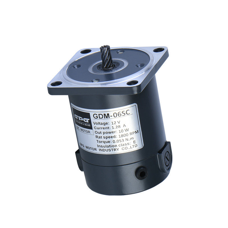 60MM 12V 24V الكهربائية DC المحركات 25W للمنتج التلقائي