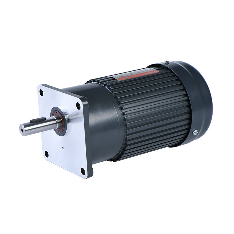 100w 0.125hp صندوق التروس للنوع العمودي للمحرك الكهربائي مع نوع شفة السيرة الذاتية
